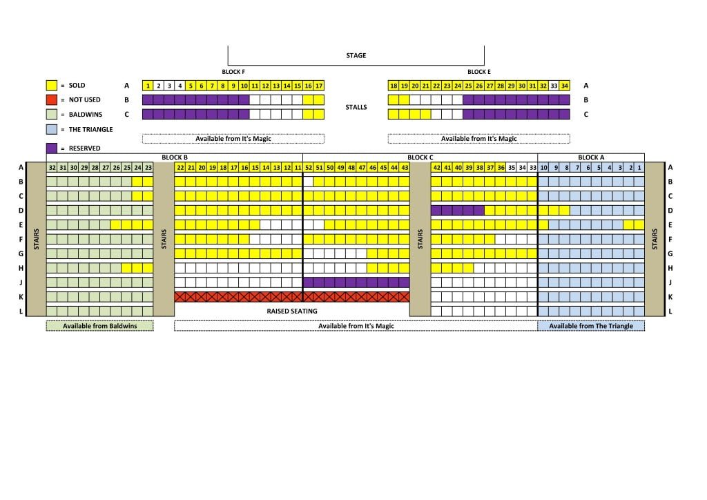 Webster Hall Seating Chart